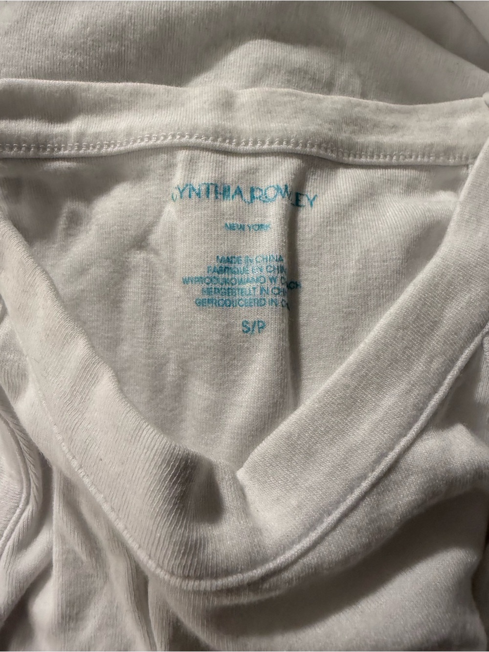Cynthia Rowley White High-Neck Tank Top - Picture 2 of 5